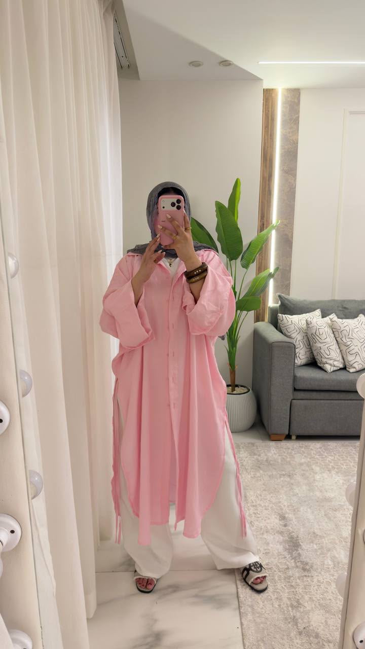 Long Linen Chemise
