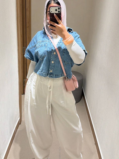 Crop Denim Jacket