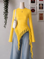 Cotton Ruffle Blouse