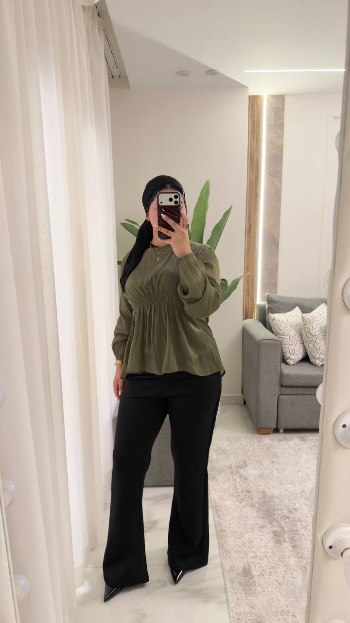 Moss Silk Top
