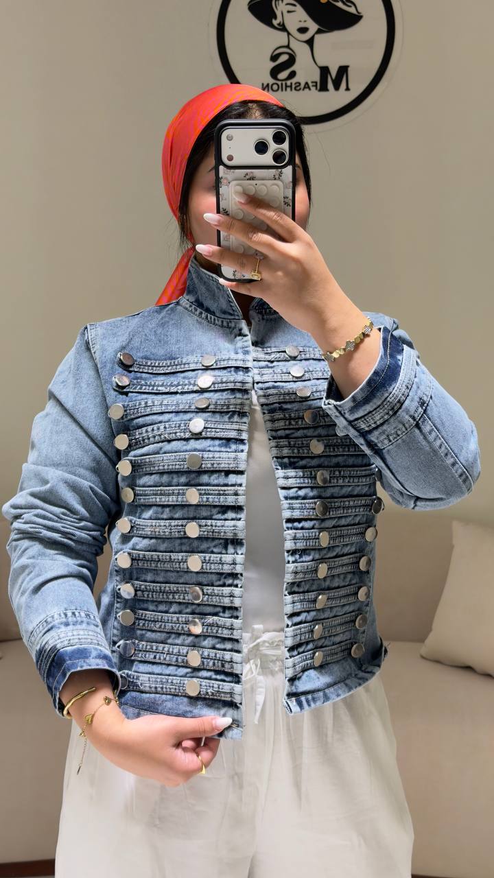 Denim crop