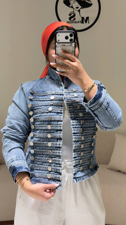 Denim crop