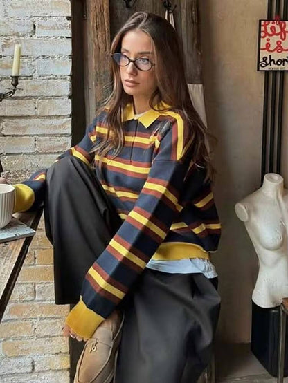 Yellow Striped T_Shirt
