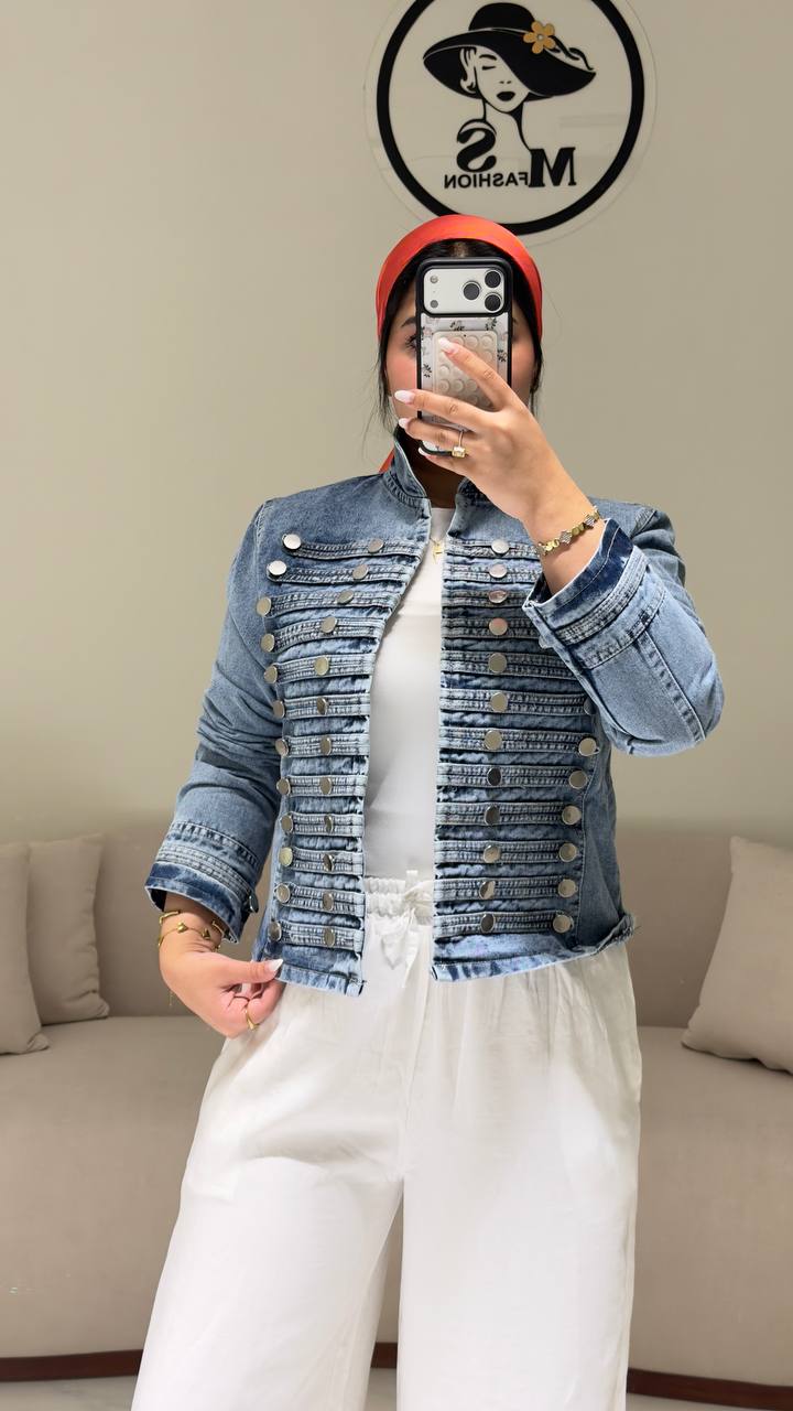 Denim crop