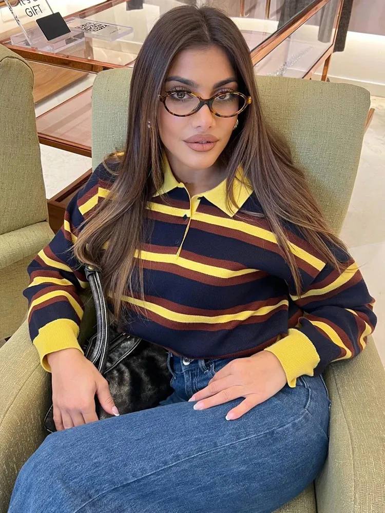 Yellow Striped T_Shirt