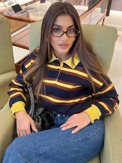 Yellow Striped T_Shirt