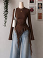 Cotton Ruffle Blouse